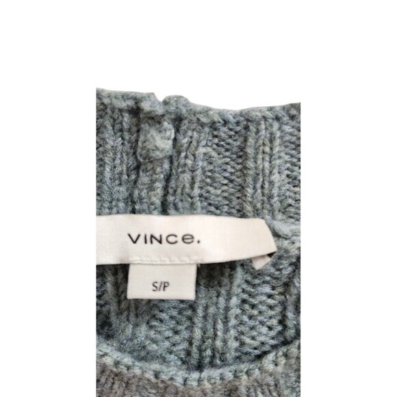 Vince - Twisted Chain Turtleneck Sweater in Jadeite Size S - Picture 6 of 11